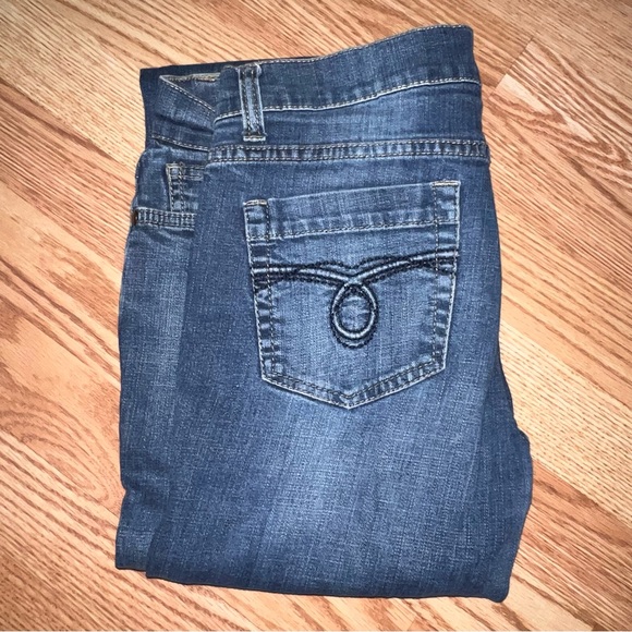 BCBG Paris Blue Denim Bootcut Jeans • Size 10 - Picture 1 of 4
